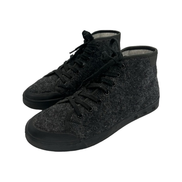 RAG & BONE High Top Wool Sneakers Gray 42/11.5 - Picture 6 of 10